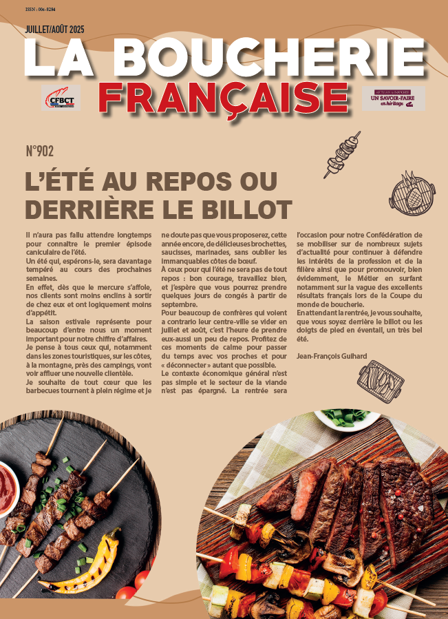 JOURNAL DU MOIS DE JUILLET/AOÛT 2025