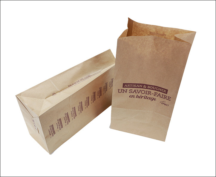 POCHON KRAFT BRUN FOND PLAT