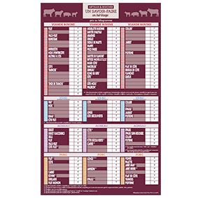 TABLEAU D'AFFICHAGE 70 X 110CM SÉRIE HÉRITAGE