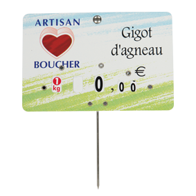 JEU(X) DE 22 ETIQUETTES AGNEAU ARTISAN BOUCHER
