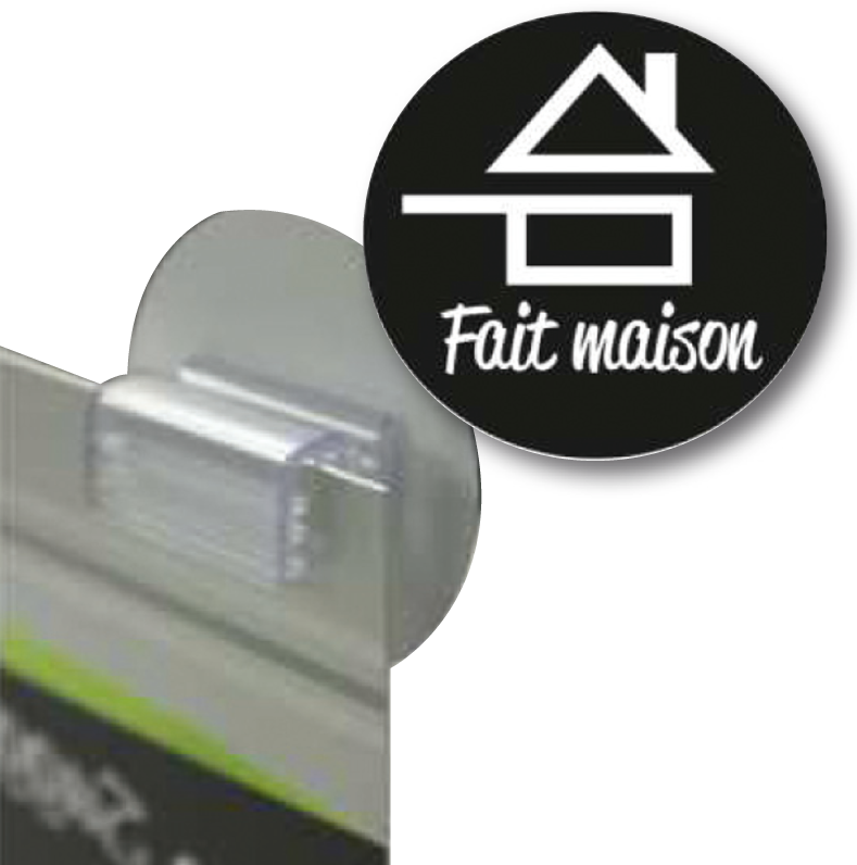 PAQUET(S) DE 10 DISQUES + GRIPPEUR U CONTRECOLLÉ