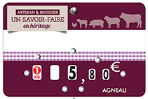 JEU(X) DE 10 ETIQ. NEUTRES HERITAGE AGNEAU