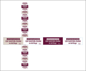 FRISE AUTOCOLLANTE ARTISAN & BOUCHER, UN SAVOIR FAIRE EN HÉRITAGE