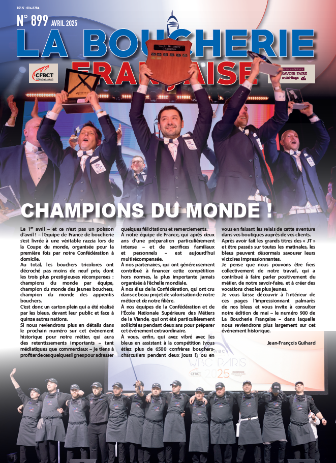 JOURNAL DU MOIS D'AVRIL 2025