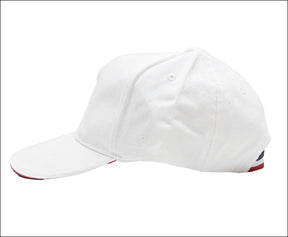 CASQUETTE BLANCHE 100% COTON - VISIÈRE SANDWICH